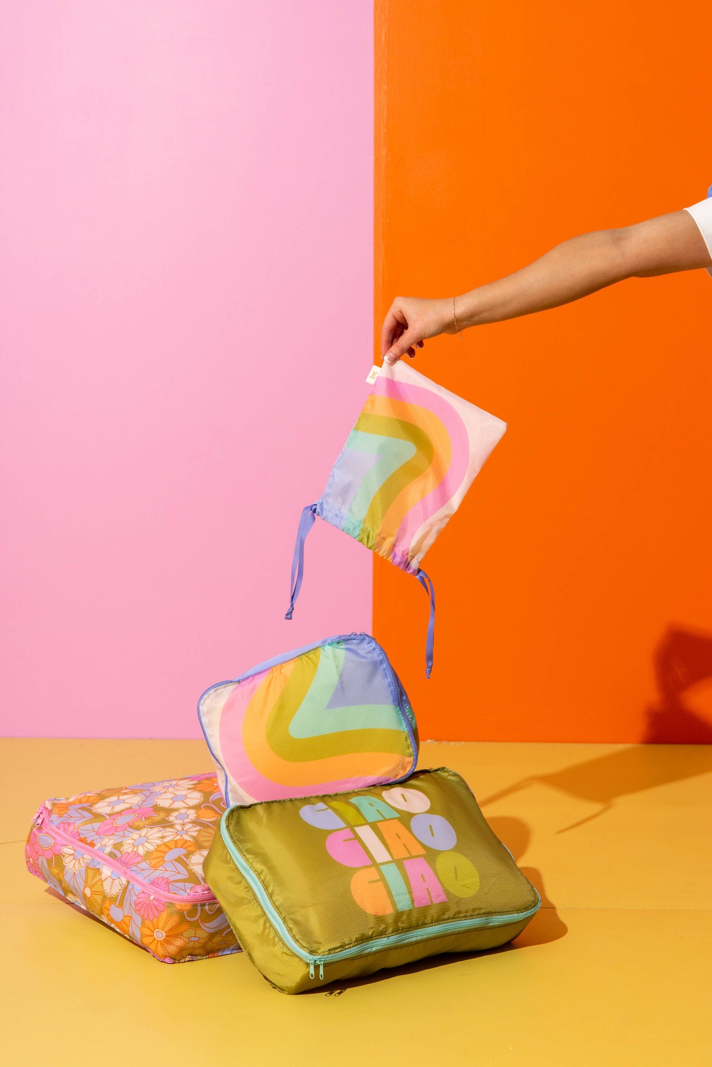 Floral Packing Cubes Set