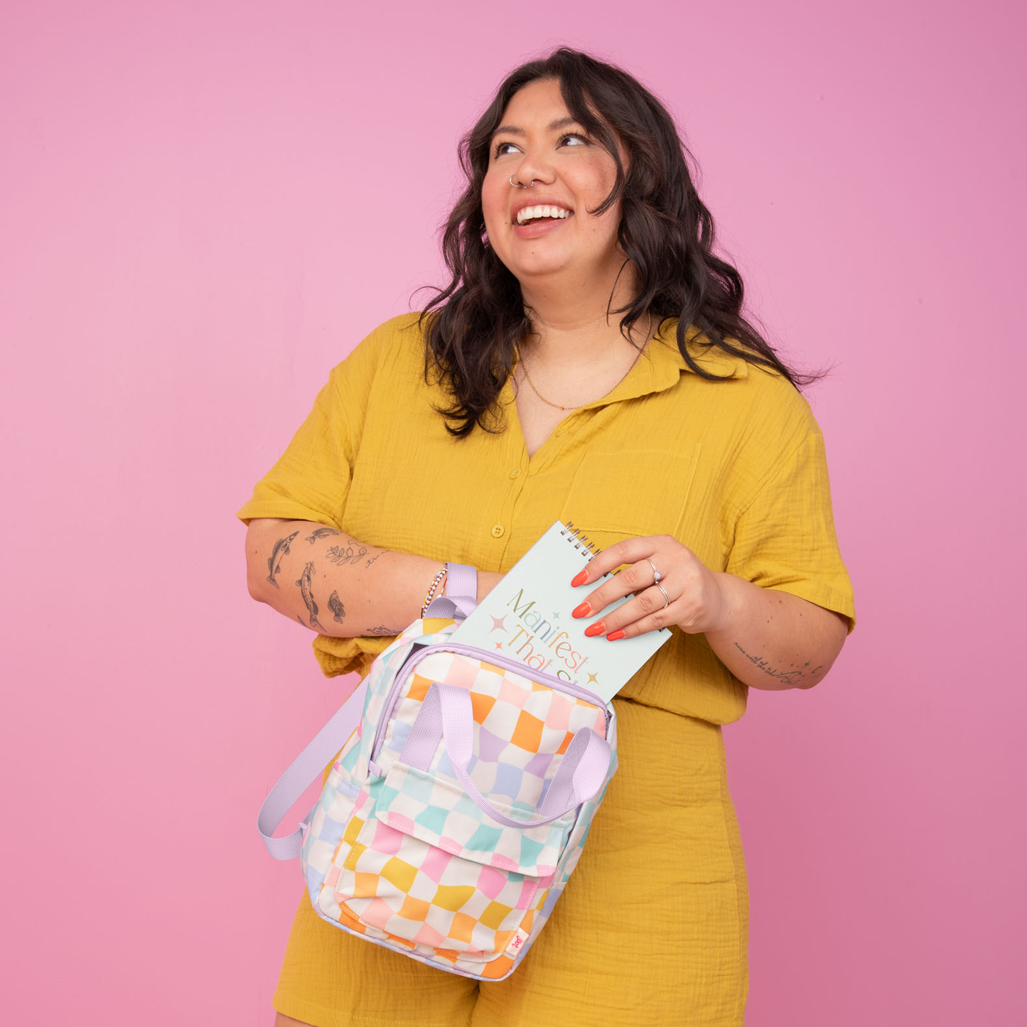 Checker Chick Mini Backpack